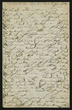Brief an Clementine Bargiel ; 01.07.1866
