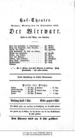Der Wirrwarr