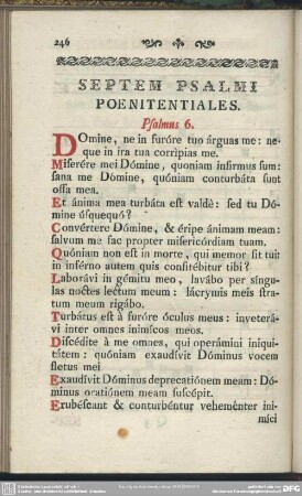 Septem Psalmi Poenitentiales