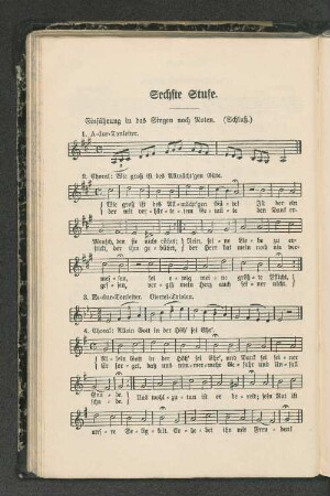 Einführung in das Singen nach Noten. (Schluß.)