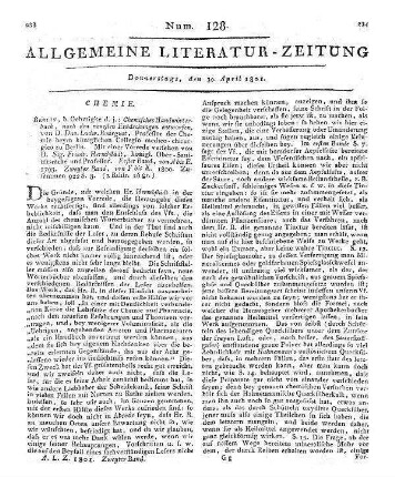 Handbuch der Metallurgie. Bd. 2. Der praktische Theil; die Docimasie oder Probierkunst. Nach den neusten Grundsätzen bearb. von C. W. Fiedler. Kassel: Griesbach 1800