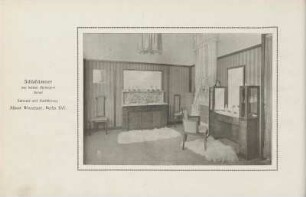 Schlafzimmer aus hellem Mahagoni