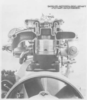 16/45 PS-Motor, Komprimieren (Daimler) : Technikgeschichte | Maschinenbau | Verkehrswesen | Autowesen