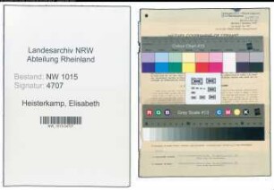 Entnazifizierung Elisabeth Heisterkamp , geb. 15.04.1902 (Geschaeftsinhaberin)