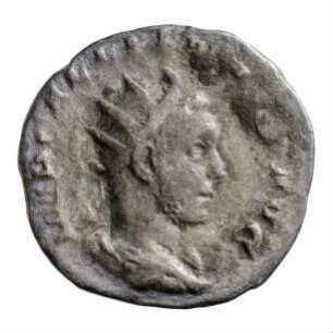 Münze, Antoninian, 257 - 258 n. Chr.