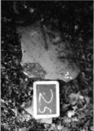 Grabstein 25 (Index: 100090622) Material: Sandstein Maße HxBxT: 0x0x0 cm Beschreibung: Fragment: Grabstein 25