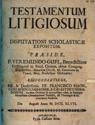 Testamentum litigiosum