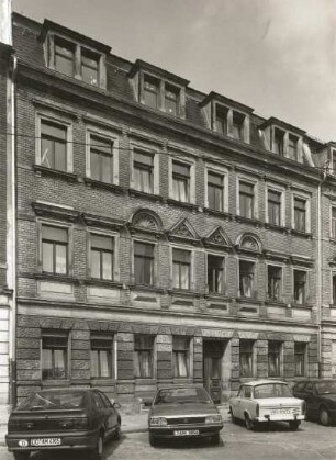 Dresden-Neustadt, Sebnitzer Straße 3. Wohnhaus (um 1895). Straßenansicht