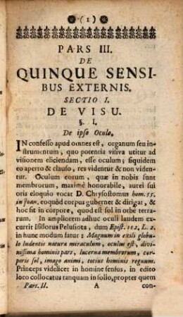 Quaestiones phys. cur. de quinque sensibus externis
