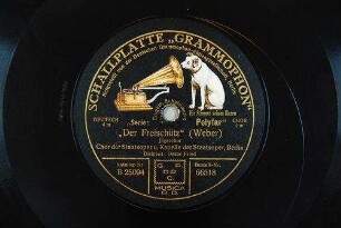 "Der Freischütz" : Jägerchor / (Weber)