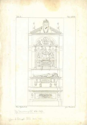 Grafik 'Grabmal Papst Innozenz VIII."