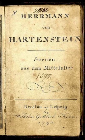Herrmann von Hartenstein : Scenen aus dem Mittelalter