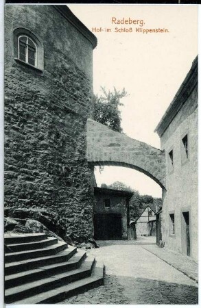 Radeberg. Schlosshof Klippenstein