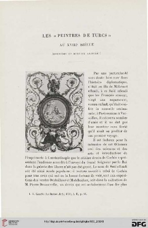 3. Pér. 34.1905: Les "peintres de turcs" au XVIIIe siècle, 2