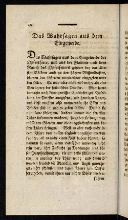 42-62, Das Wahrsagen aus dem Eingeweide; Onymantie