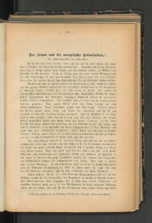 Der Islam und die europäische Kolonisation.