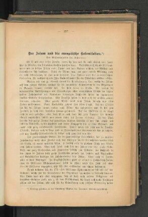 Der Islam und die europäische Kolonisation.
