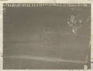 Flakbatterie an der Straße Schwabing-Freimann (1200 m)