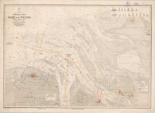 56 Nordsee; dutsche Küste. Mündungen der Jade und Weser. Nördlicher Theil