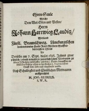 Ehren-Seule.