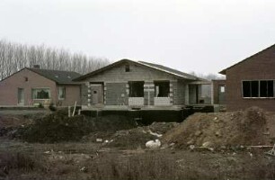 Baustelle eines Bungalows