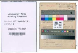 Entnazifizierung Friedrich Elsposch , geb. 31.08.1919 (Schweisser)
