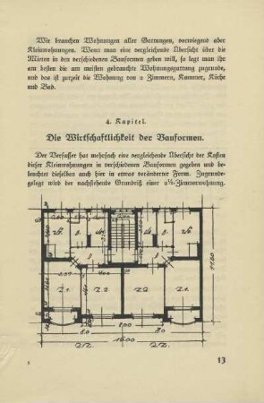 4. Kapitel. Die Wirtschaftlichkeit der Bauformen