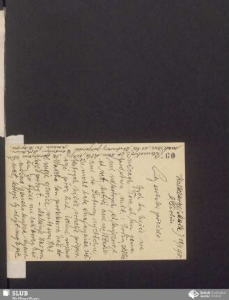 [dopisnica wot: Korla Wyrgač, 28.04.1910]