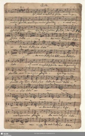 Canto. [Aria 1]