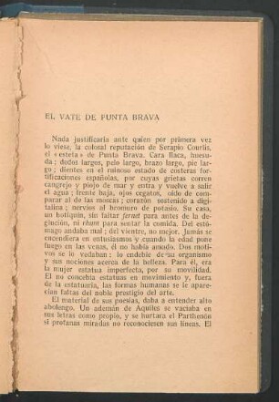 El vate de Punta Brava