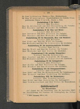 Gebührentarif