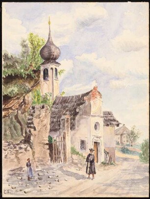 Kapelle: Perspektivische Ansicht