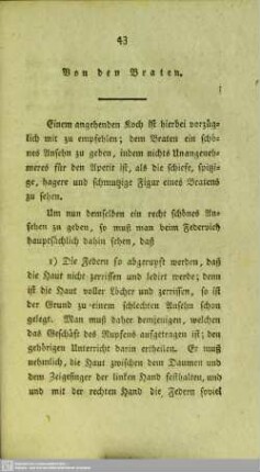 VI. Von den Braten