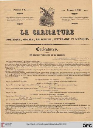 Numéro 18 (3 Mars 1831)