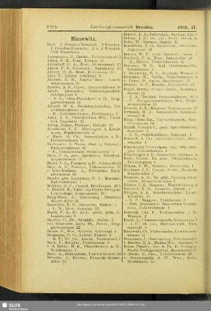 Abtheilung II. Kreishauptmannschaft Dresden
