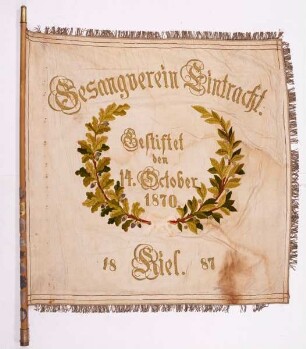 Fahne des Gesangvereins Eintracht Kiel