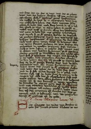 Prosalegende der hl. Aldegundis