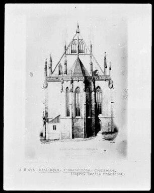 Chorseite der Frauenkirche in Eßlingen am Neckar