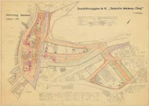 Durchführungsplan Nr. 10, "Stadtmitte Weidenau", 1. Ausfertigung