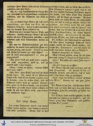 Der listige Bauer.