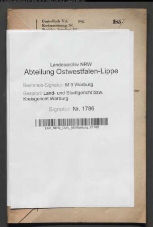 Erblasser: Temme, Maria Catharina, geb. Anke: