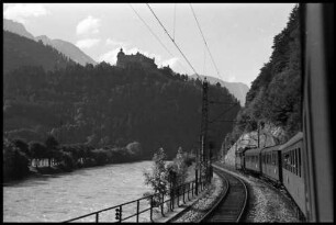 Werfen: Strecke an der Salzach, bei Werfen