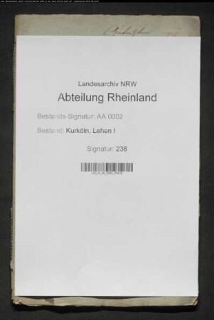 Gutachten über die Zahlung des Laudemiums von früher zum Mitbehuf belehnten Vasallen