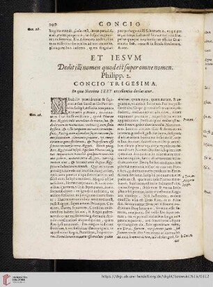 Et Iesum. Concino Trigesima