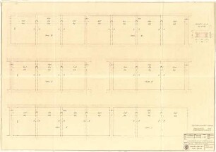 Döllgast, Hans; München; Alte Pinakothek, Wiederaufbau - Grundrisse OG