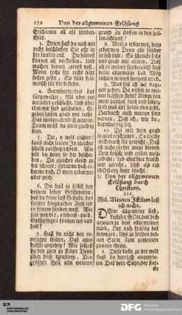 Von der allgemeinen Erlösung durch Christum.