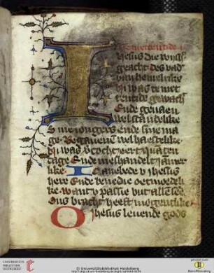 [Aegidius Romanus Oesa: Horae canonicae salvatoris] in mittelniederländischer Reimübersetzung