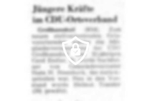 Jüngere Kräfte im CDU-Ortsverband