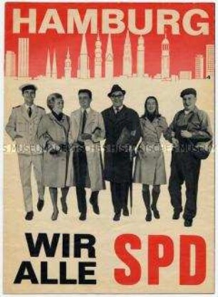 Sonderdruck der Hamburger SPD zur Bürgerschaftswahl 1966
