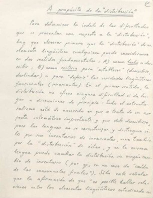 1-11, A propósito de la "distribución"